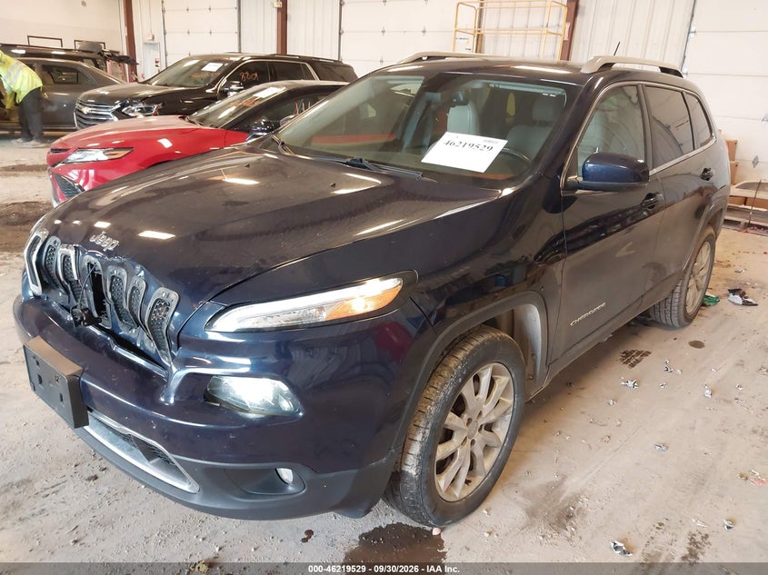 Vin: 1c4pjmds1fw639962, lot: 46719452, jeep cherokee limited 20152