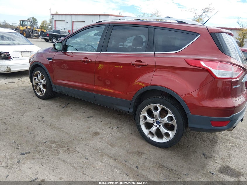 Vin: 1fmcu9j9xeub60630, lot: 46719455, ford escape titanium 20143