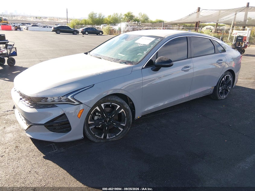 2022 Kia K5 Gt-Line, Left & Right Side, IAAI, VIN 5XXG64J27NG087955 — photo 2