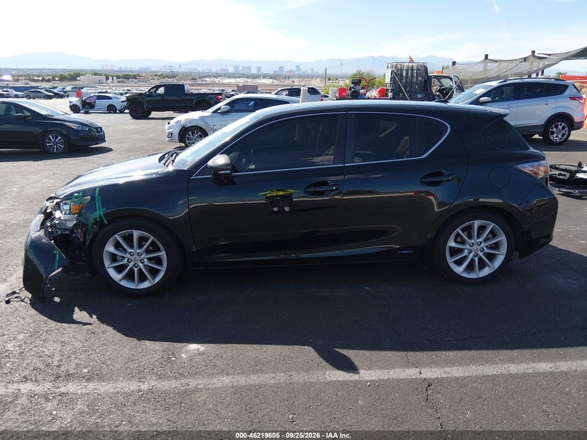 LEXUS CT 200H 2013 VIN JTHKD5BH8D2163923