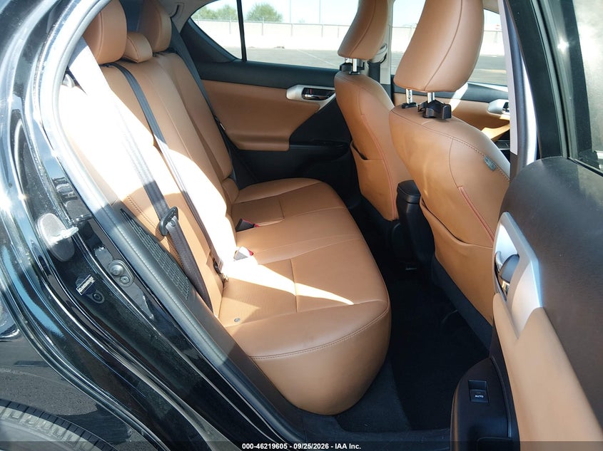 LEXUS CT 200H 2013 VIN JTHKD5BH8D2163923