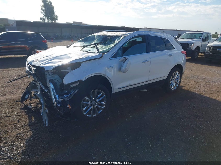 2017 Cadillac Xt5 Platinum, All Over, IAAI, VIN 1GYKNFRS8HZ299143 — photo 2