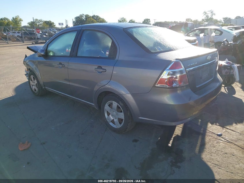 Vin: kl1td5de5bb168347, lot: 46719716, chevrolet aveo 1lt 20113