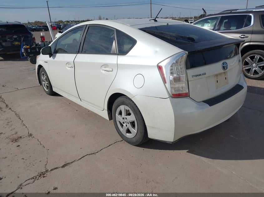 TOYOTA PRIUS 2011 VIN JTDKN3DU8B1422510