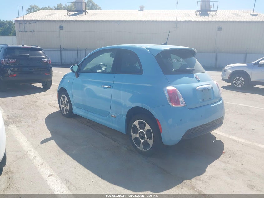 Vin: 3c3cffge4ht634365, lot: 46719954, fiat 500e battery electric 20173