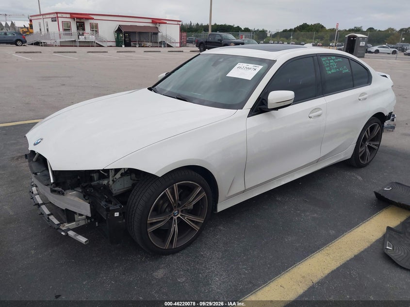 Vin: 3mw5r1j00n8c43625, lot: 46720001, bmw 3 series 330i 20222