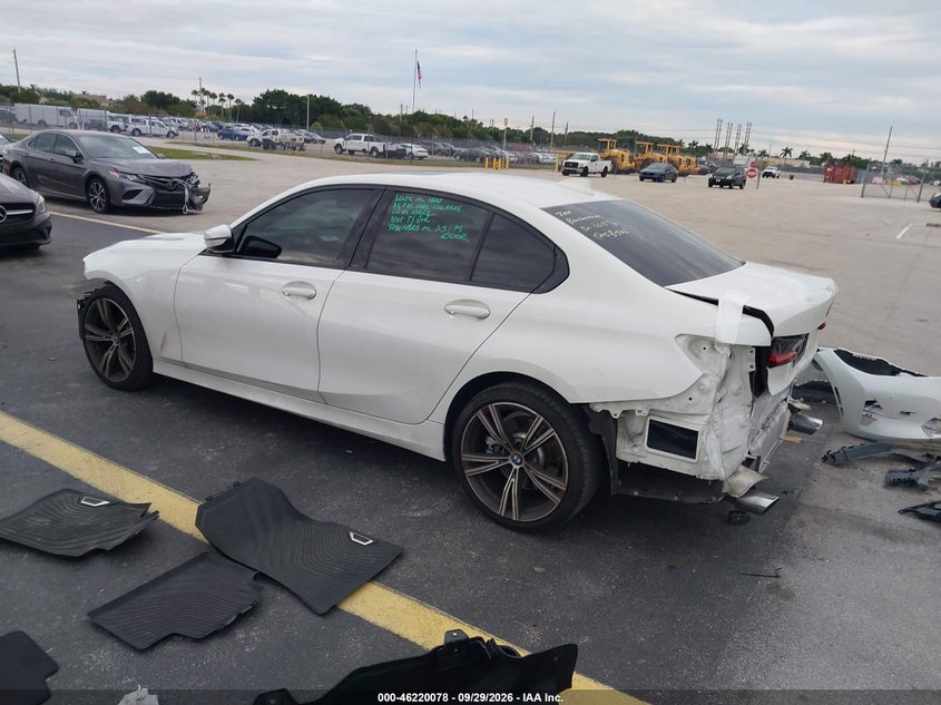 Vin: 3mw5r1j00n8c43625, lot: 46720001, bmw 3 series 330i 20223
