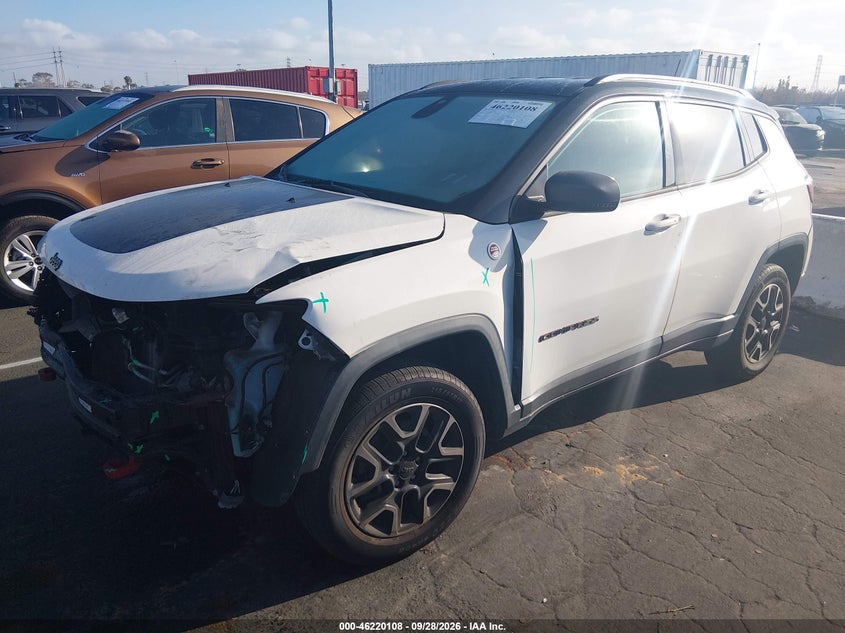 Vin: 3c4njddb0kt721785, lot: 46720031, jeep compass trailhawk 4x4 20192