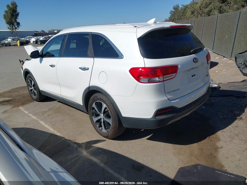 Vin: 5xyph4a50hg222374, lot: 46720067, kia sorento 3.3l ex 20173