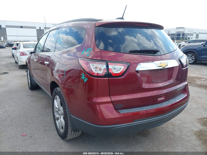 Vin: 1gnkrgkd0gj329980, lot: 46720138, chevrolet traverse 1lt 20163