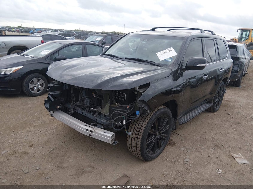 Vin: jtjhy7ax6k4290950, lot: 46720151, lexus lx 570 three-row 20192