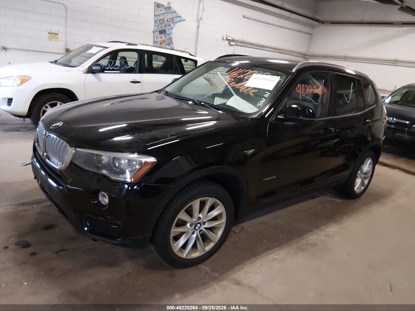 Vin: 5uxwx9c53f0d53750, lot: 46720187, bmw x3 xdrive28i 20152