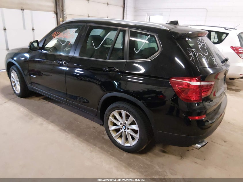 Vin: 5uxwx9c53f0d53750, lot: 46720187, bmw x3 xdrive28i 20153