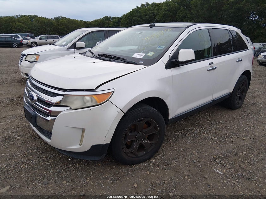 Vin: 2fmdk4jc7bba44750, lot: 46720193, ford edge sel 20112