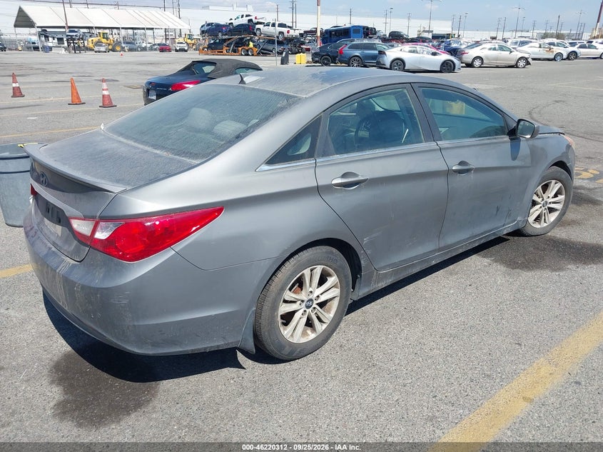 Vin: 5npeb4ac1dh593196, lot: 46720235, hyundai sonata gls 20134
