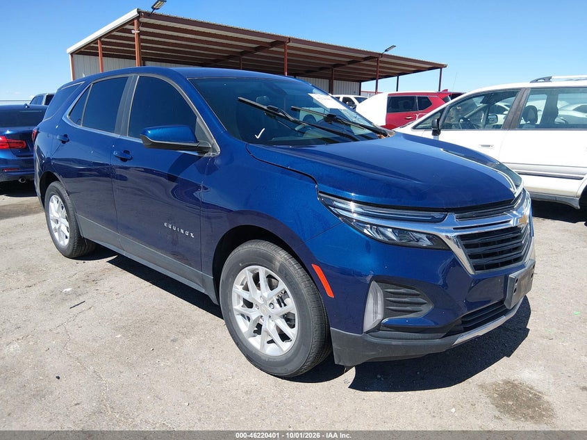 Vin: 3gnaxkev7nl239627, lot: 46720324, chevrolet equinox fwd lt 20221