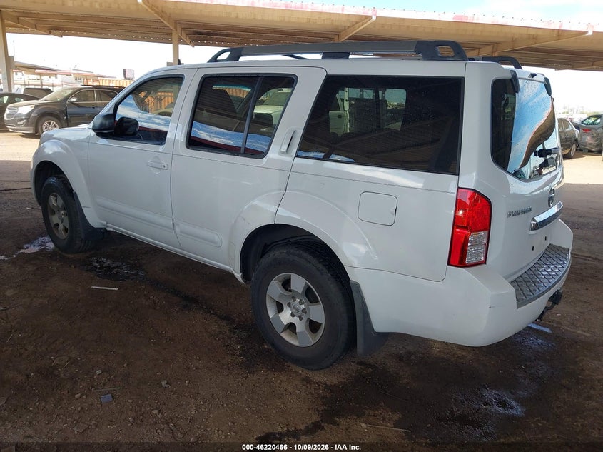 Vin: 5n1ar1nb4ac621313, lot: 46720454, nissan pathfinder s 20103