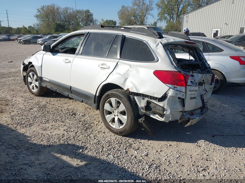 SUBARU OUTBACK 2012 VIN 4S4BRCCC1C3262565