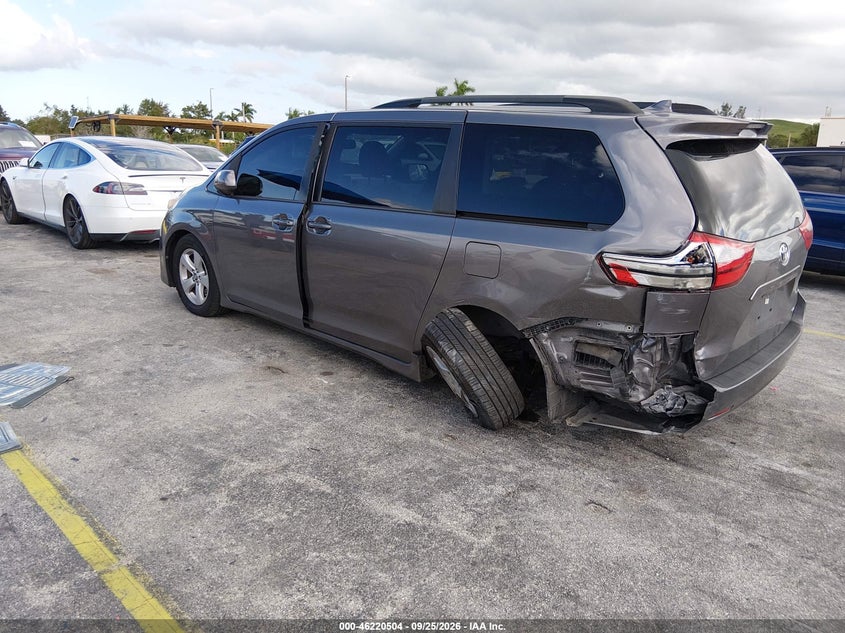 Vin: 5tdkz3dc3ks966265, lot: 46720492, toyota sienna le 8 passenger 20193