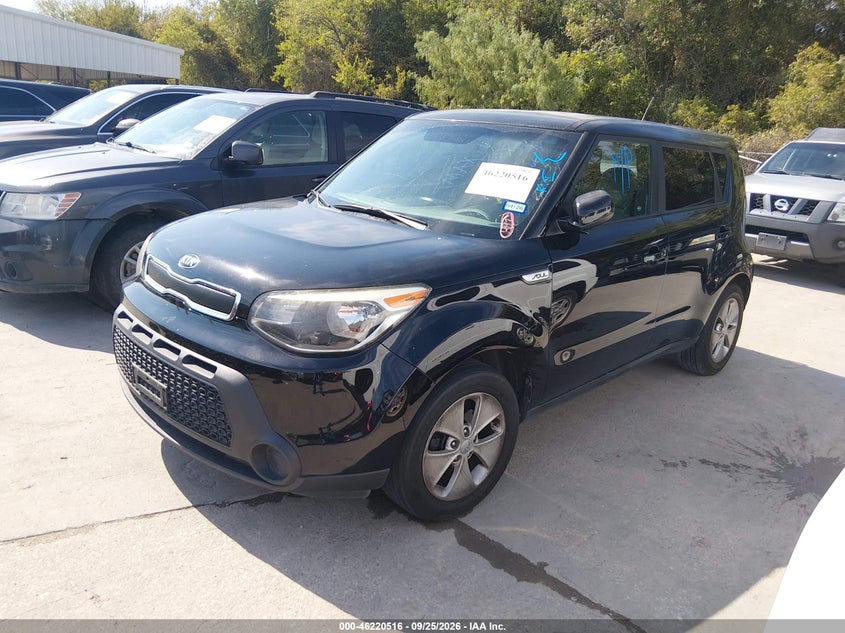 Vin: kndjn2a20g7289884, lot: 46720504, kia soul 20162