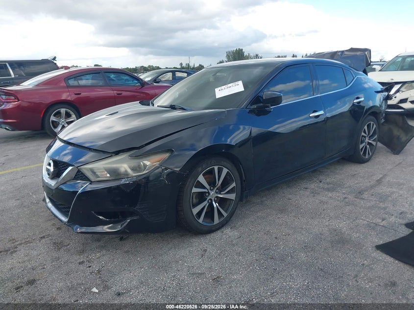 2017 Nissan Maxima, Удар ззаду, IAAI, VIN 1N4AA6AP0HC449131 — фото 2