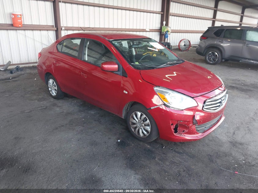 Vin: ml32f3fj3jhf16256, lot: 46720528, mitsubishi mirage g4 es 20181