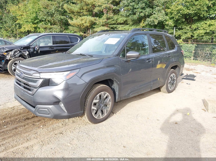 Vin: jf2slddc8sh557708, lot: 46720532, subaru forester premium 20252