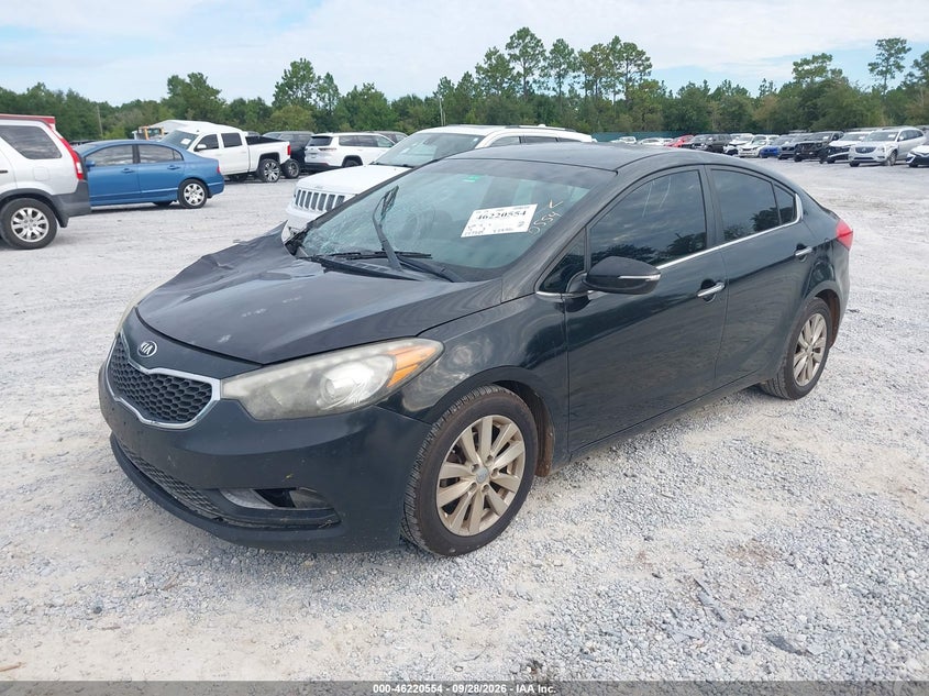 2015 Kia Forte Ex, Right Front, IAAI, VIN KNAFX4A83F5357070 — photo 2
