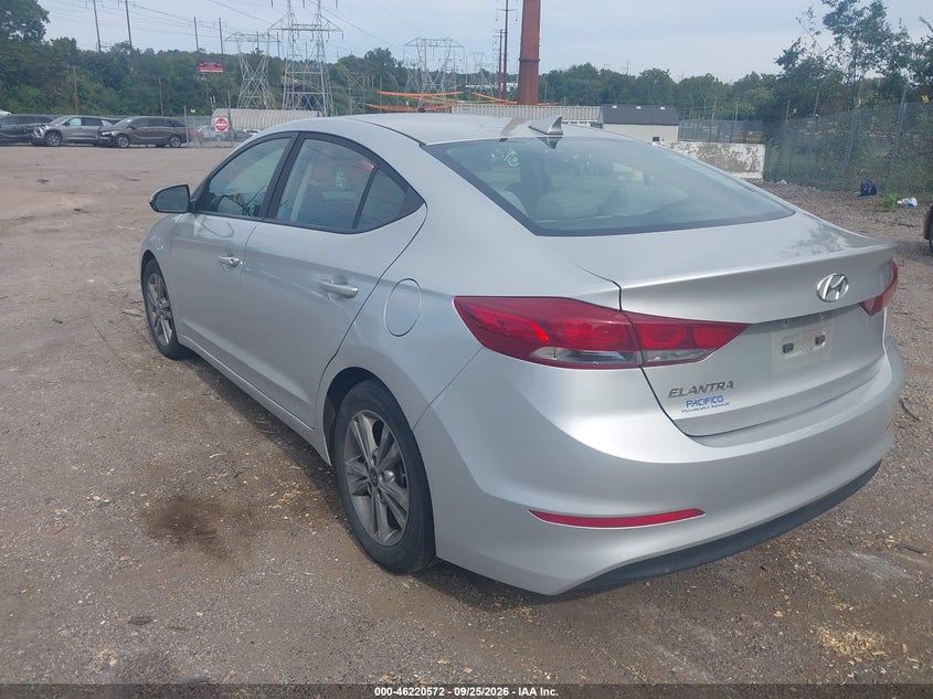 Vin: 5npd84lfxjh238329, lot: 46720560, hyundai elantra sel 20183
