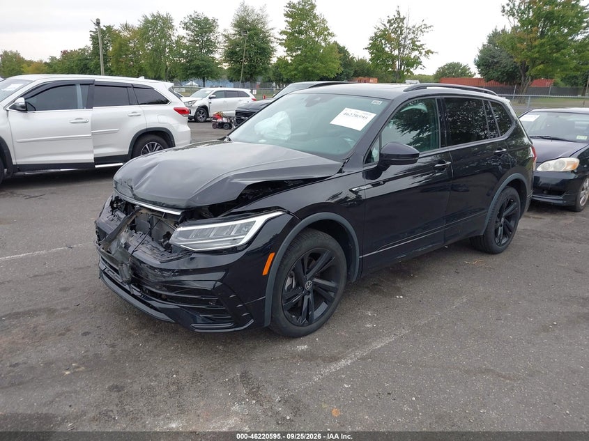 Vin: 3vv8b7ax9rm137791, lot: 46720583, volkswagen tiguan 2.0t se r-line black 20242