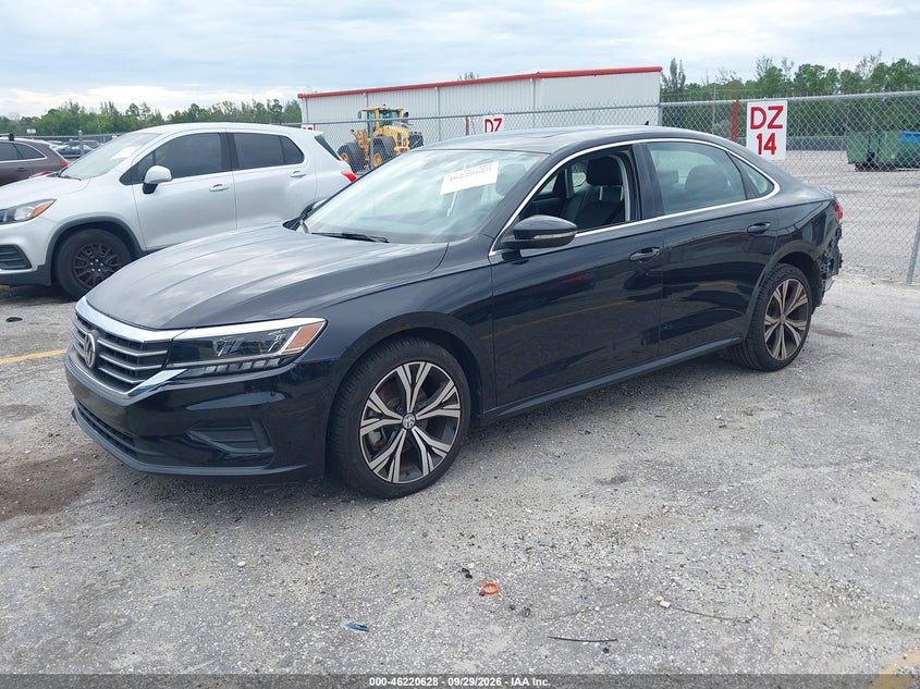 Vin: 1vwsa7a35nc002773, lot: 46720616, volkswagen passat 2.0t se 20222