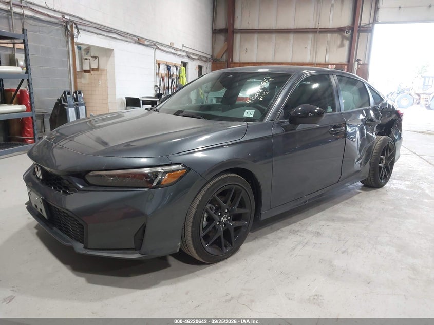 Vin: 2hgfe4f82th313892, lot: 46720630, honda civic hybrid sport/sport touring 20262