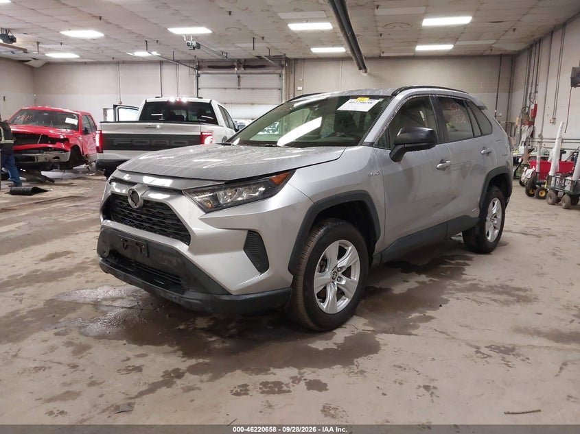 Vin: jtmlwrfvxkd039497, lot: 46720646, toyota rav4 hybrid le 20192