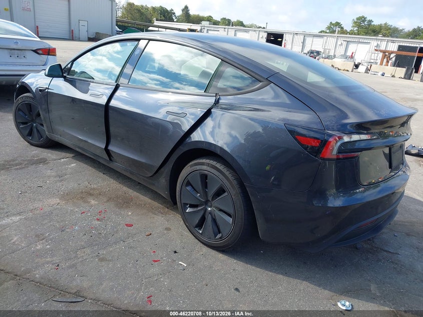 Vin: 5yj3e1eaxsf969573, lot: 46720696, tesla model 3 long range rear-wheel drive/standard rear-wheel drive 20253