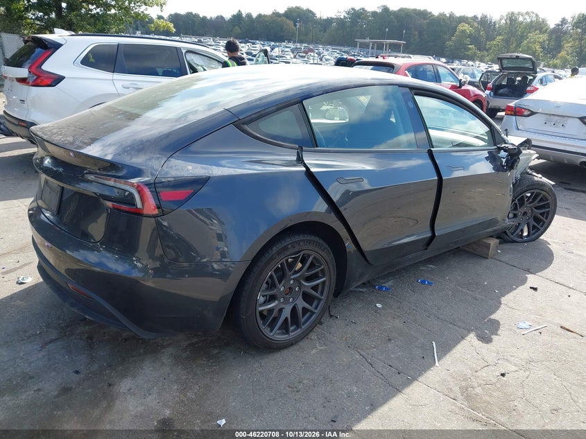 Vin: 5yj3e1eaxsf969573, lot: 46720696, tesla model 3 long range rear-wheel drive/standard rear-wheel drive 20254