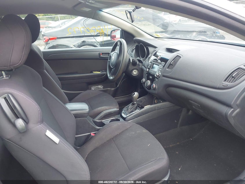 KIA FORTE KOUP 2012 VIN KNAFU6A27C5607955