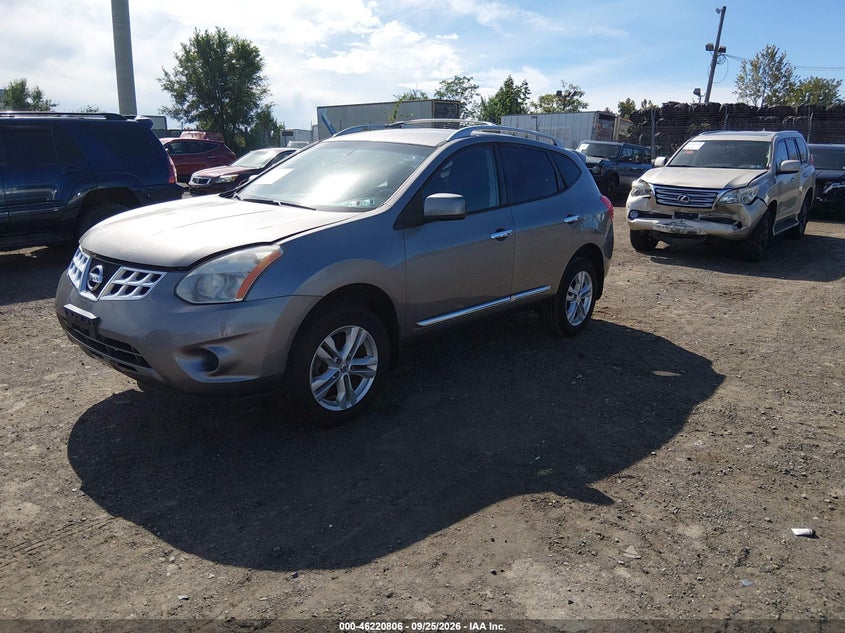 2013 Nissan Rogue Sv, Normal Wear & Tear, IAAI, VIN JN8AS5MV9DW612318 — photo 2