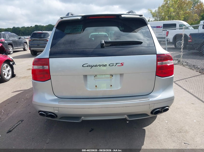 PORSCHE CAYENNE 2009 VIN WP1AD29P39LA65407