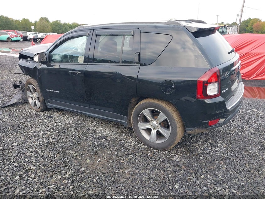 Vin: 1c4njdeb4hd100384, lot: 46720823, jeep compass high altitude 4x4 20173