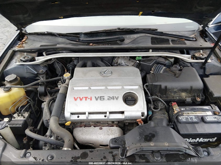 LEXUS ES 300 2002 VIN JTHBF30G825013184