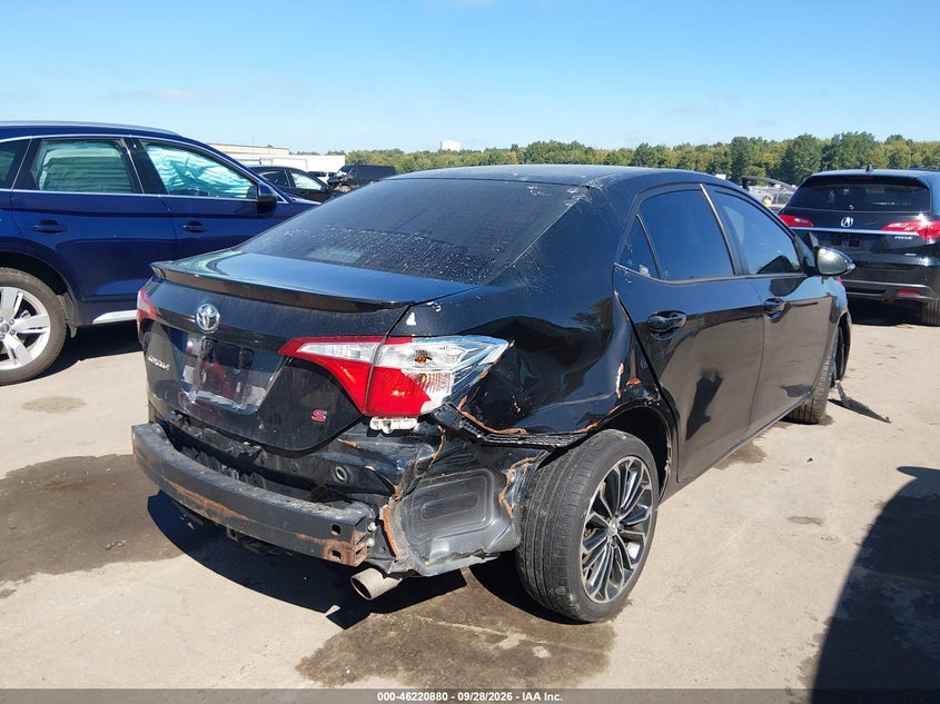 TOYOTA COROLLA 2015 VIN 2T1BURHE8FC405927