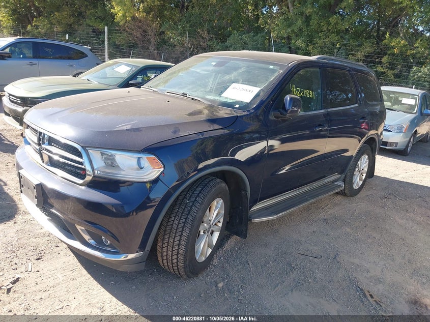 Vin: 1c4rdjag0ec503577, lot: 46720869, dodge durango sxt 20142
