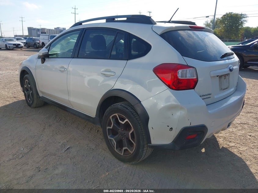 Vin: jf2gpamc5f8284323, lot: 46720957, subaru xv crosstrek 2.0i limited 20153