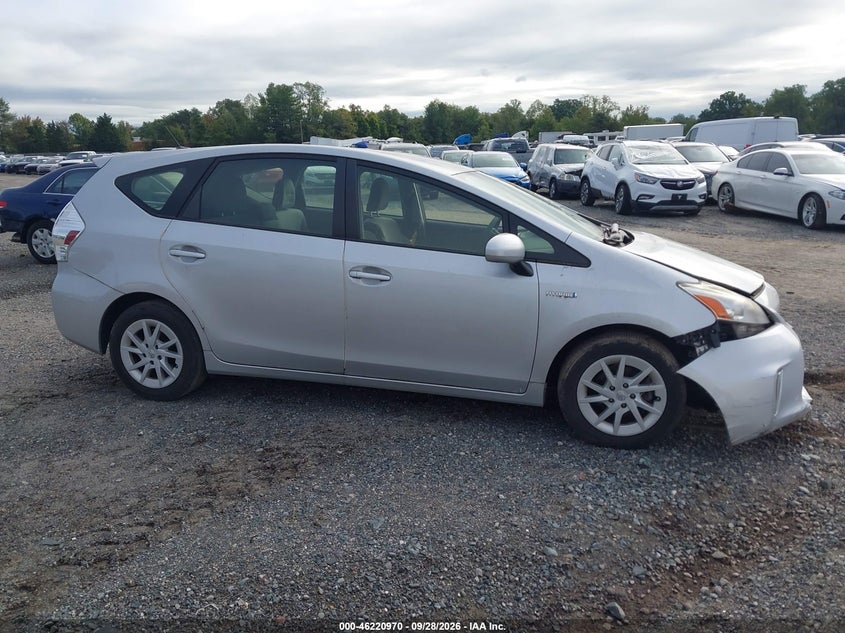 TOYOTA PRIUS V 2012 VIN JTDZN3EU5C3174607