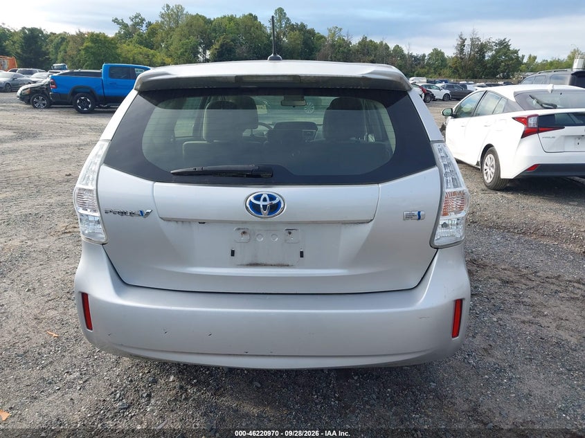 TOYOTA PRIUS V 2012 VIN JTDZN3EU5C3174607