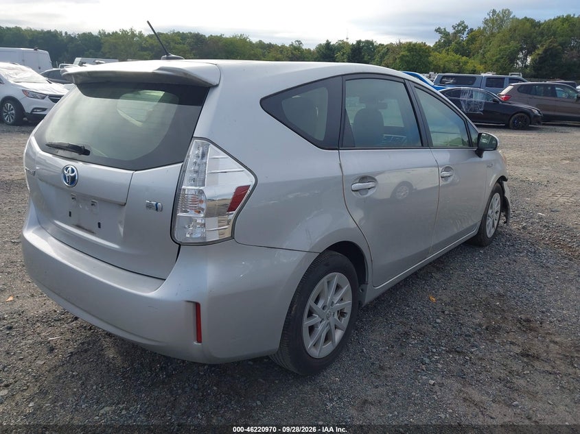 TOYOTA PRIUS V 2012 VIN JTDZN3EU5C3174607