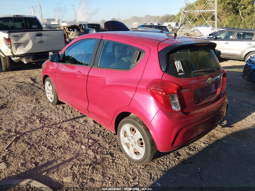 Vin: kl8cb6sa0lc462795, lot: 46721035, chevrolet spark fwd ls automatic 20203