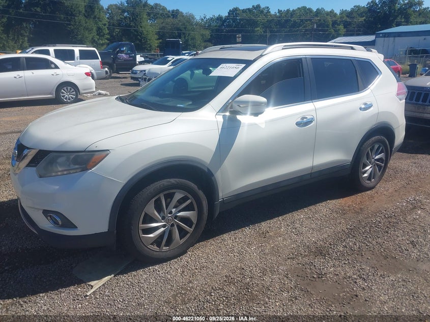 2015 Nissan Rogue, Звичайний знос, IAAI, VIN 5N1AT2MT0FC769693 — фото 2