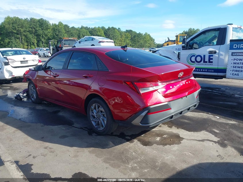 Vin: kmhlm4dg9ru673581, lot: 46721096, hyundai elantra sel 20243