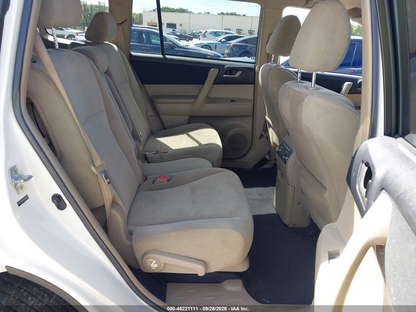 TOYOTA HIGHLANDER 2013 VIN 5TDZA3EH1DS034584